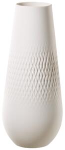 Carré váza, magas, Manufacture Collier blanc kollekció - Villeroy & Boch