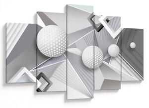 Geometriai absztrakt kép (150x105 cm)
