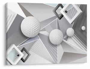 Geometriai absztrakt kép (70x50 cm)