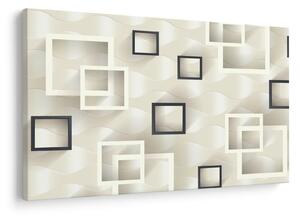 Geometriai absztrakt kép (90x60 cm)