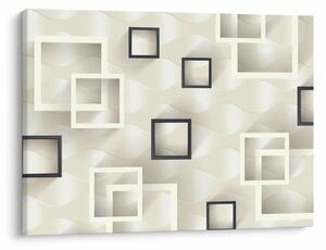 Geometriai absztrakt kép (70x50 cm)