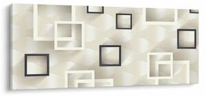 Geometriai absztrakt kép (120x50 cm)