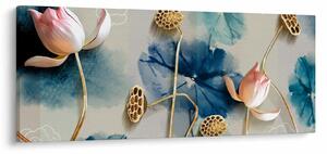 Kép virággal (120x50 cm)