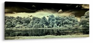 A víz felszínének képe (120x50 cm)
