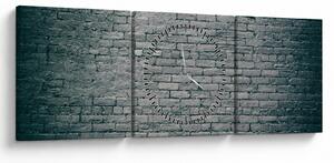 Téglafal képe (órával) (90x30 cm)