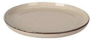 EH Beige porcelán desszert tányér, 19 cm
