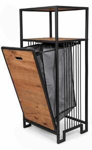 Hanah Home Bath Shelf Natural Black Peka9092