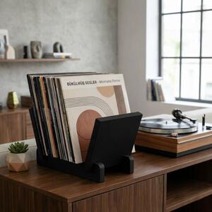 Hanah Home Magazine Holder Black CPT4906-30