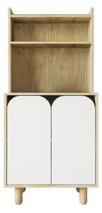 Hanah Home Többcélú szekrény Sapphire Oak White Parma 2 - Sapphire Oak, Fehér