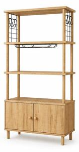 Hanah Home Kitchen Cabinet Sapphire Oak Pk09Pk - Sapphire Oak