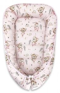 Baby Shop babafészek 55x75 cm - Kis balerina rózsaszín
