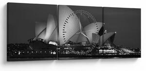 A Sydney-i Operaház képe (órával) (90x30 cm)