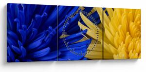 Kép - virág részlet (órával) (90x30 cm)