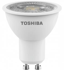 LED lámpa , égő , szpot , GU10 foglalat , 7 Watt , 36° , hideg fehér , dimmelhető , TOSHIBA , 5 év garancia