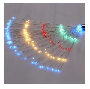 Tűzijáték stílusú fix fényű IPX3 szabványos/több színű/200db LED-es/napelemes fénydekoráció