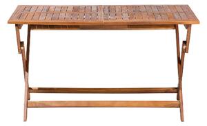 Összecsukható akácfa étkezőasztal 140 x 75 cm CENTO