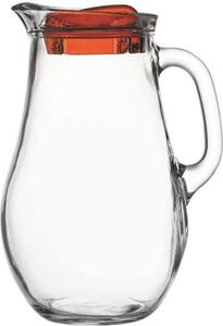 Üvegkancsó fedővel, üveg, 1,8l
