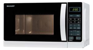 Mikrohullámú sütő, grilles, SHARP "R642WW" Fehér