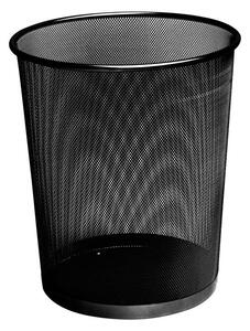 Fémhálós papírkosár 20 liter 29,5x33cm, nagy Bluering® fekete