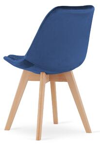 Kék bársony szék MARY