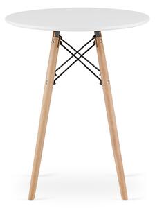 Fehér étkezőasztal OSLO 60x60