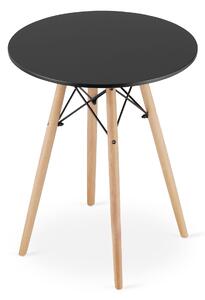 Fekete étkezőasztal OSLO 60x60