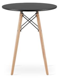 Fekete étkezőasztal OSLO 60x60