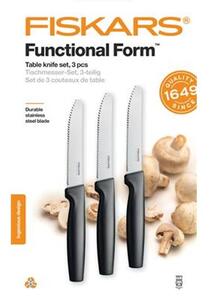 Késkészlet, asztali, 12 cm, FISKARS "Functional Form" fekete
