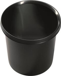 Papírkosár, 18 l, HELIT "Linear", fekete