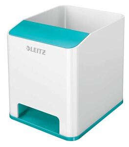 Írószertartó, kettős színhatású, LEITZ "Wow", jégkék