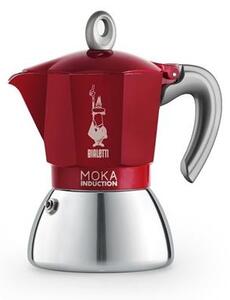 Bialetti Moka 6946 Induction 6 személyes indukciós piros kotyogós kávéfőző