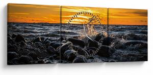 Tenger képe (órával) (90x30 cm)