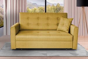 BELA LUX 3 kinyitható kanapé - sárga