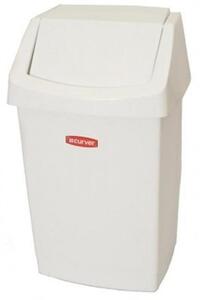 Billenős szemetes, 25 l, CURVER "Click-It", fehér