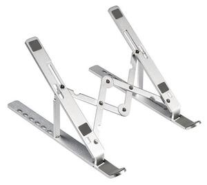 Conceptronic notebook állvány - THANA04S (Max.: 15,6", állítható magasság, összecsukható, Max.: 50kg, szürke)