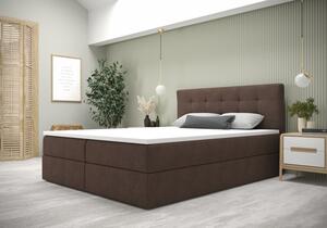 STIG 5 modern ágy tárolóhellyel 160x200 - barna