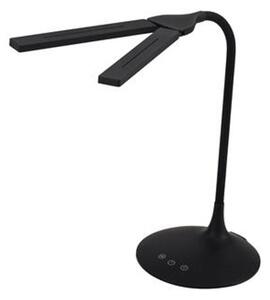 Asztali lámpa, LED, 6 W, ALBA "Ledtwin", fekete