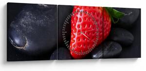 Eper képe (órával) (90x30 cm)