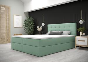 STIG 5 modern ágy tárolóhellyel 160x200 - zöld