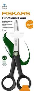 Olló, általános, 17 cm, FISKARS "Functional Form Renew", fekete