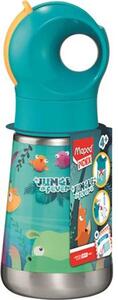 Kulacs, 350 ml, rozsdamentes acél, MAPED PICNIK "Jungle Fever"