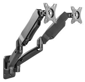 Stell SOS 1820 13"-32" VESA 100x100 Dual gázdugattyús fali monitor tartó konzol