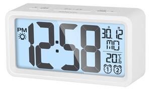 Sencor SDC 2800 W fehér digitális ébresztőóra hőmérővel