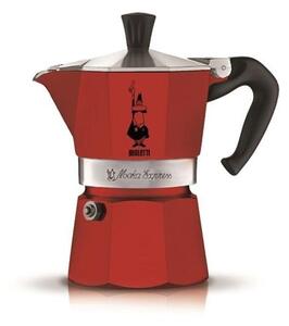 Bialetti 4942 Moka Express 3 személyes piros kotyogós kávéfőző