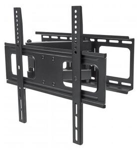 Manhattan TV állvány - Fali, dönthető, forgatható, TV állvány Fekete (max.VESA:400x400)(32"-55"-ig)