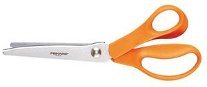 Olló, cikkcakk, 23 cm, FISKARS "Classic", narancssárga