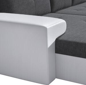 U-alakú sarok kanapé Marlen (szürke + fekete) (J). 616152