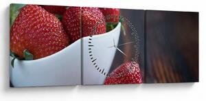 Eper képe (órával) (90x30 cm)