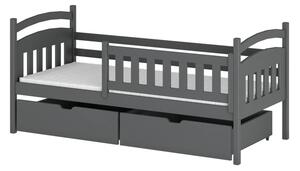 TITO ágy fiókokkal 90x200 - grafit