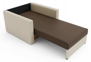 Modern ARIA 80 kinyitható kanapé - bézs / barna